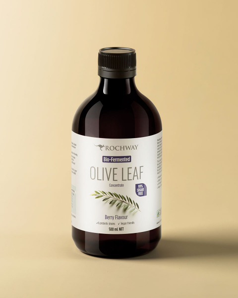 Bio-Fermented Olive Leaf Extract 500 mL – Natural Berry Flavour